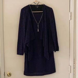 Final Price One and done office dress w/ jewelry